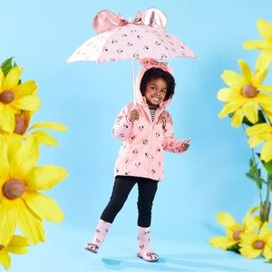 Minnie Mouse Pink Rain Jacket